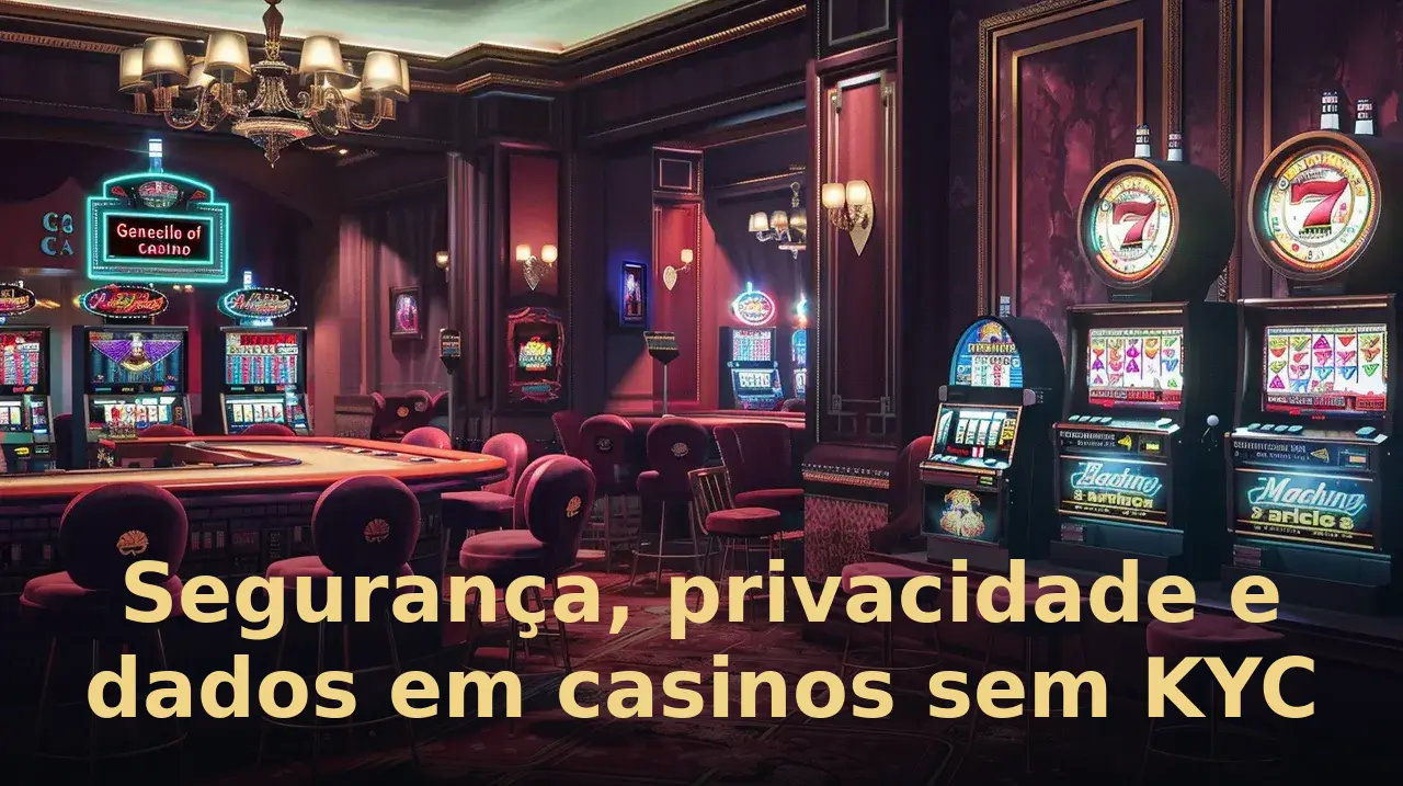 Segurança, privacidade e dados em casinos sem KYC